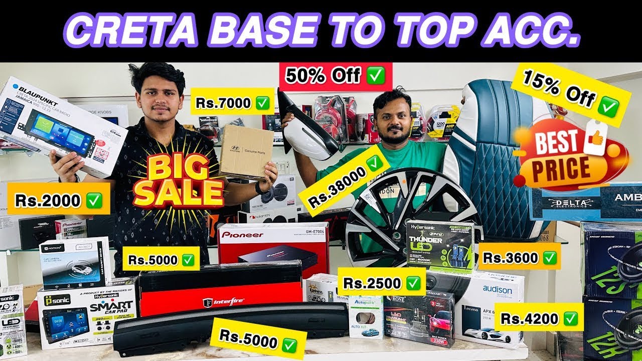 2025 Creta Base To Top Genuine Accessories With Price Delhi ✅ 2025 Creta Modified ✅