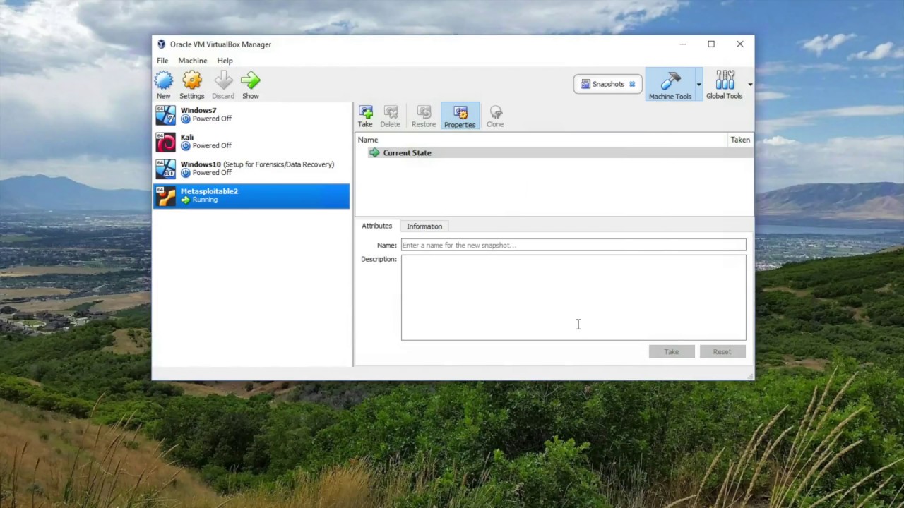 Installing a Metasploitable 2 VM and VirtualBox