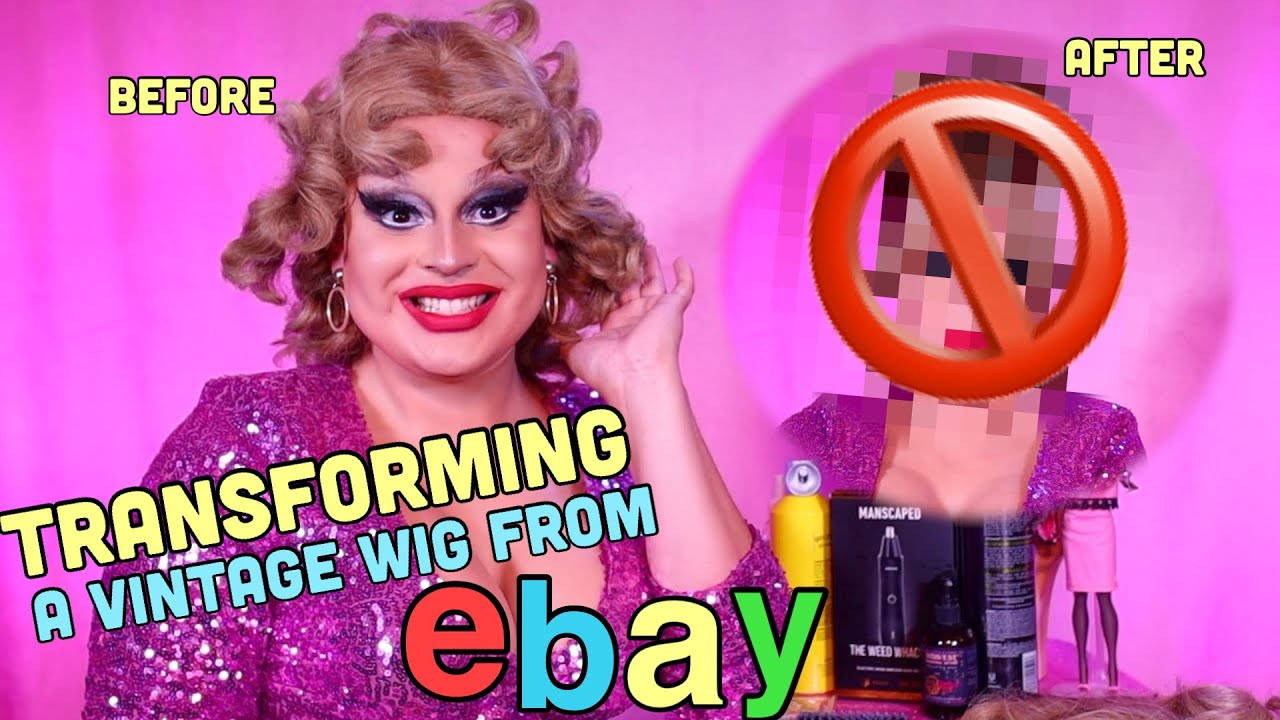 TRANSFORMING A VINTAGE WIG FROM EBAY | JAYMES MANSFIELD