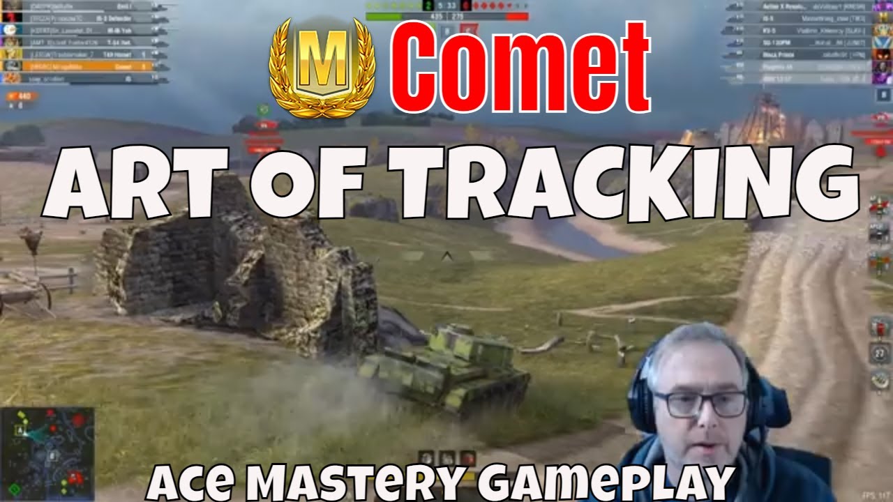 Мастер на Comet: отслеживание и уничтожение танков противника #wotb #wotblitz