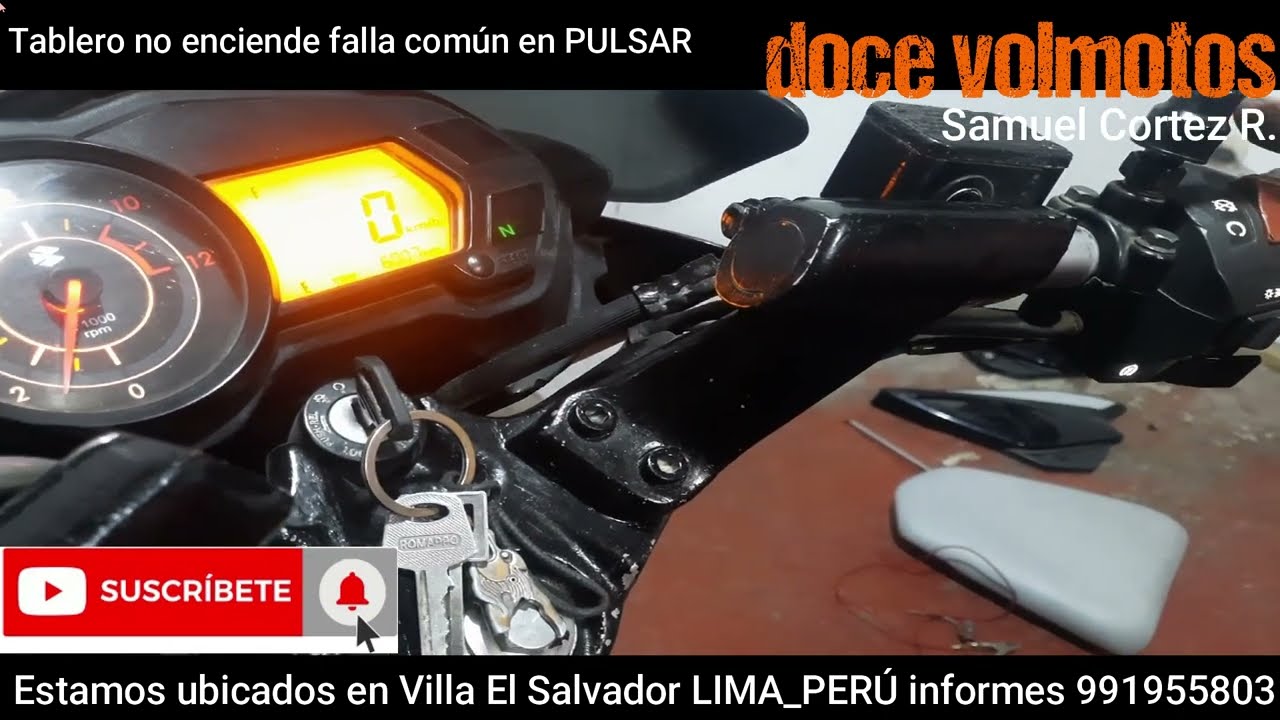 Tablero no enciende falla común en PULSAR