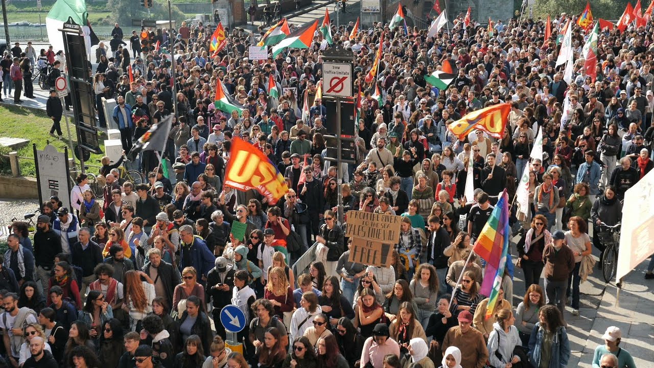 Blocchiamo tutto! Pavia per Gaza (Sciopero generale del 3 Ottobre 2025)