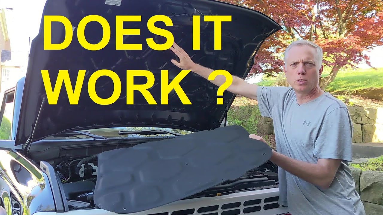 2021-2026 Ford Bronco - Under hood sound insulation installation and testing