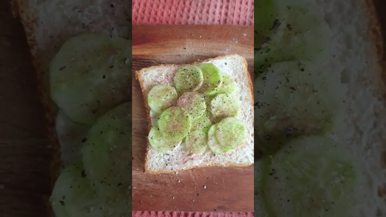 Cucumber Sandwich #quickrecipe #sandwich #cucumber #yummy #healthyrecipes