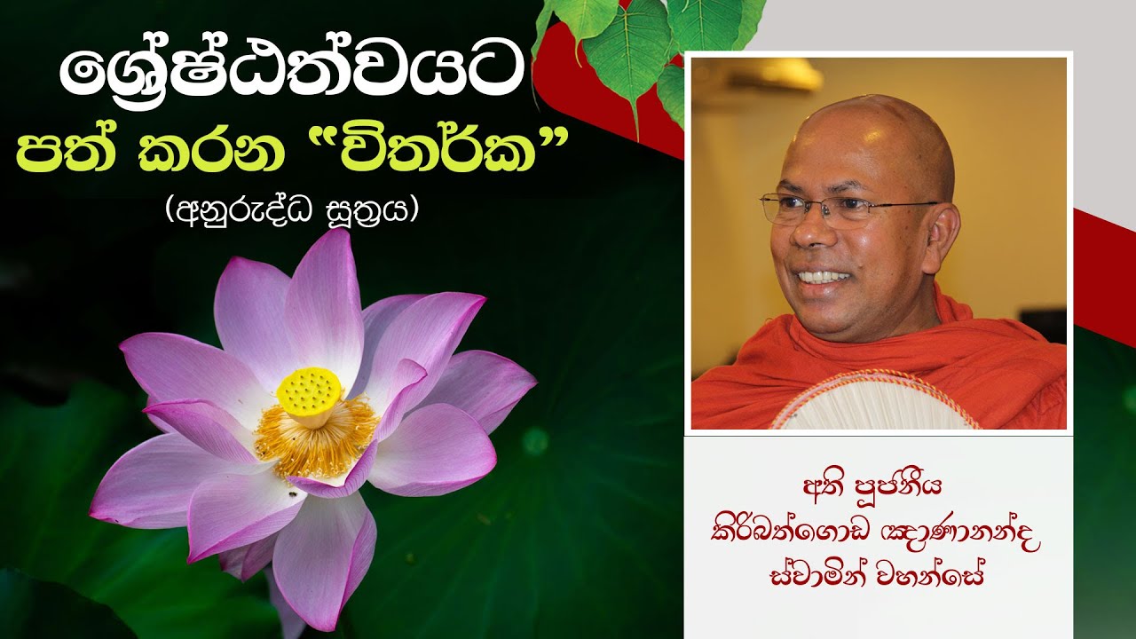 ශ්‍රේෂ්ඨත්වයට පත් කරන විතර්ක (අනුරුද්ධ සූත්‍රය)