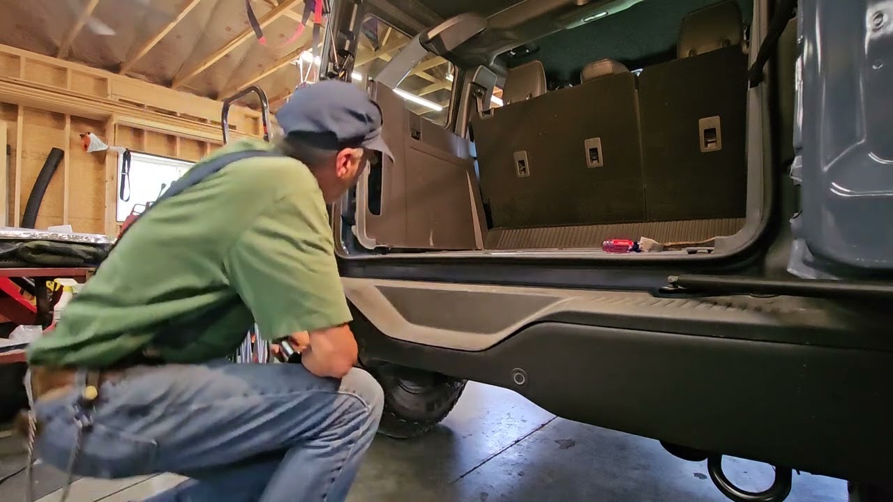 2024 Ford Bronco Trailer Hitch Install   Part 1