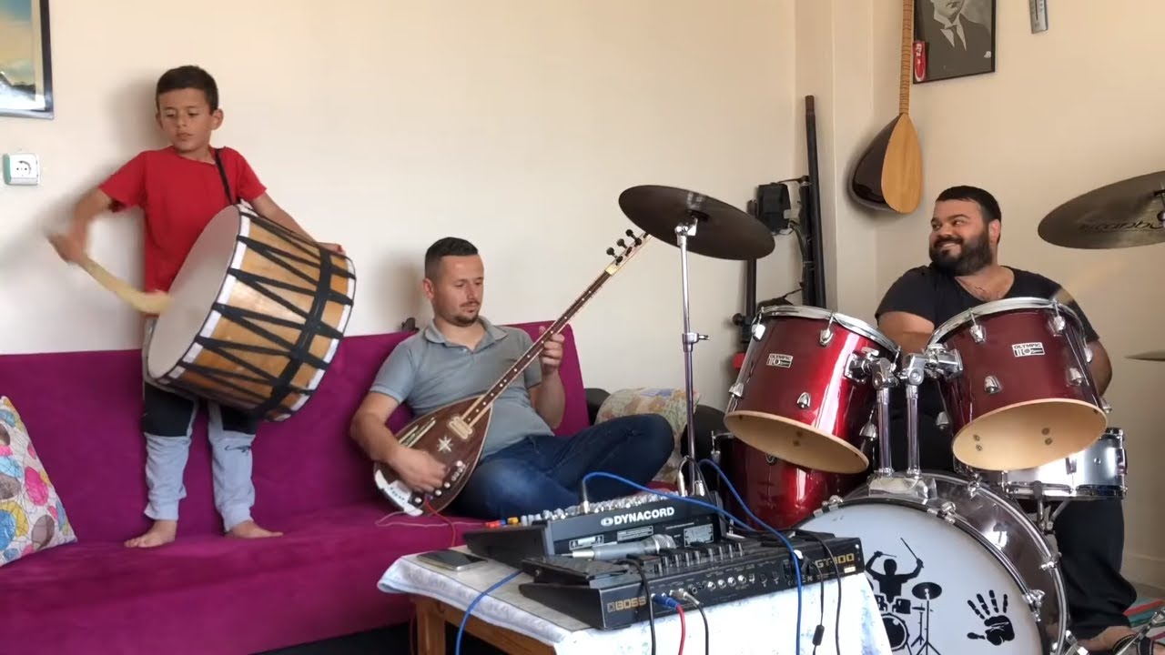 Minik Davulcumuz İle Bateri Bağlama Evde Takılıyoruz 🎥(İskenderun - Hatay)