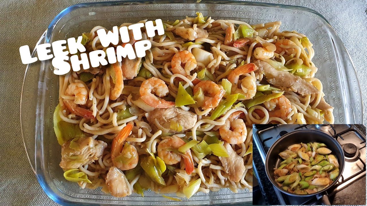 Cook The Leek With Shrimp Like This..The Result Everyone is Happy