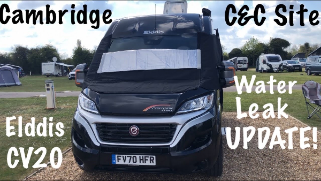 Cambridge Camping & Caravan Club Site May 2021 Includes Elddis CV20 WATER FAULT Update.