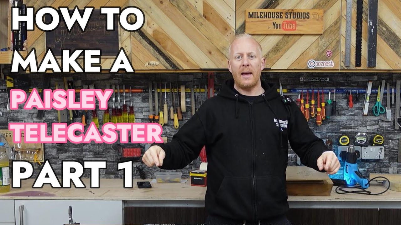 How I build a Paisley Fabric Top Telecaster Part 1