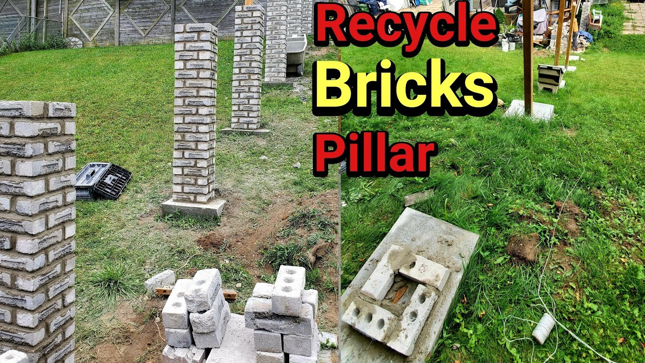 How To Build Multiple Brick Pillar, Step By Step