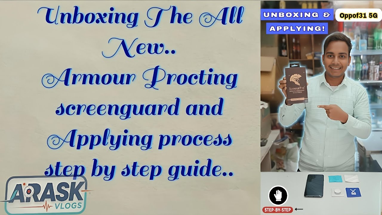 : Oppo F31 5G ArmourPro Screen Guard Unboxing & Installation Guide!