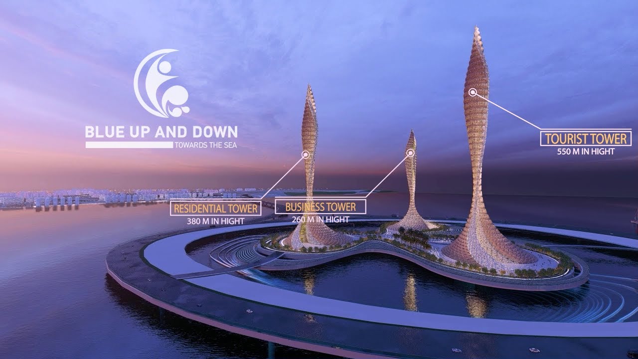 New Alamein SKYSCRAPER | 3D animation | Arch. Ahmed Ragab