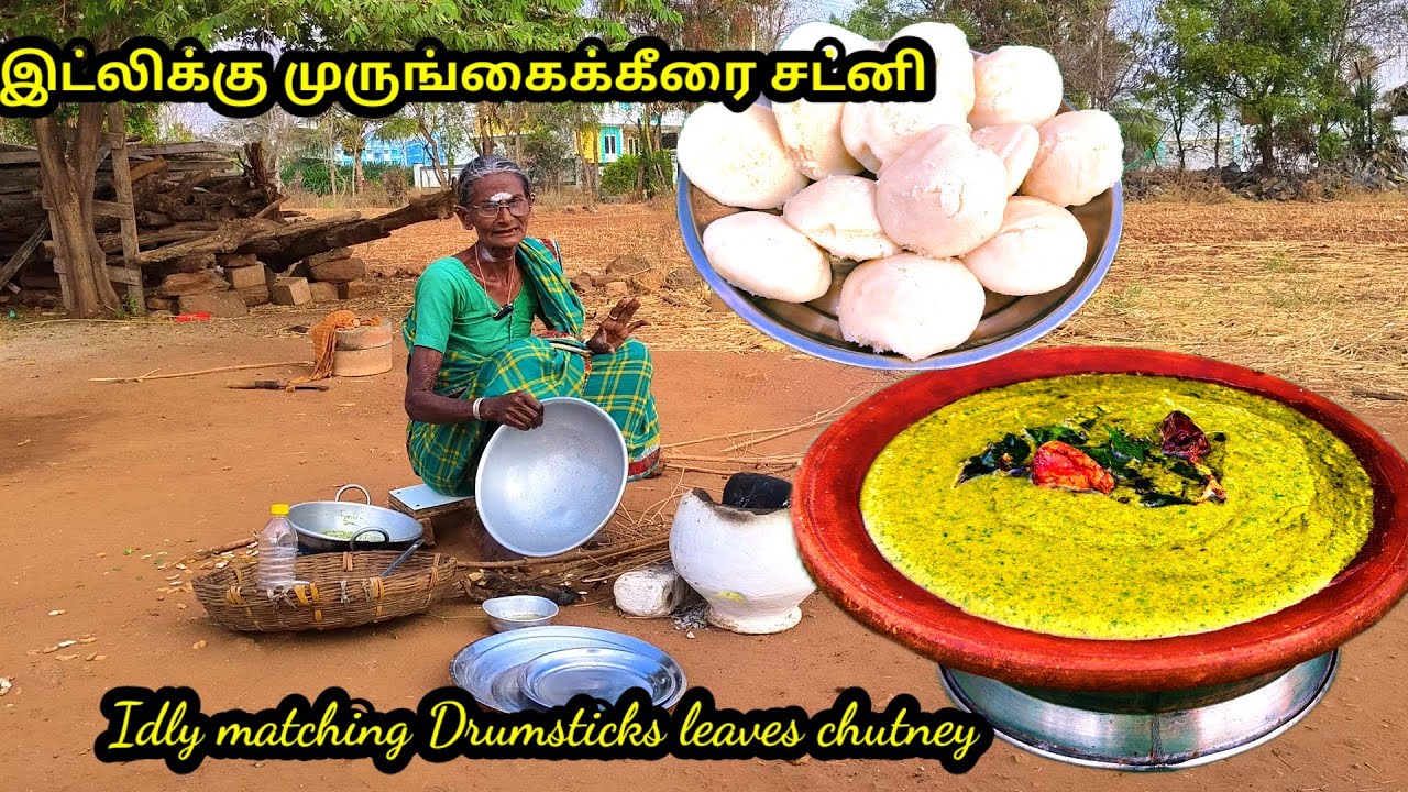 இட்லி தோசைக்கு #முருங்கைக்கீரை சட்னி l #drumstick leaves chutney l #traditional food recipes l #vlog