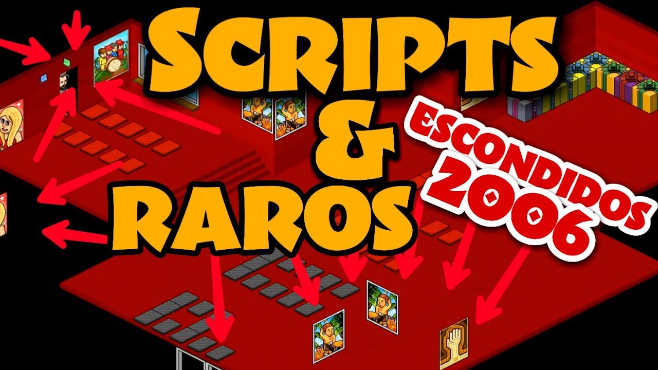 QUARTOS COM SCRIPT E RAROS ESCONDIDOS / NOSTALGIA EP. 34 - ACERT Habbo Hotel