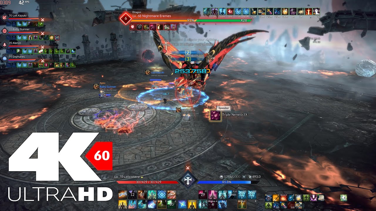 TERA MT: The Dream - Timescape Hard Priest POV - 4K60fps (GTX 1660 Super)