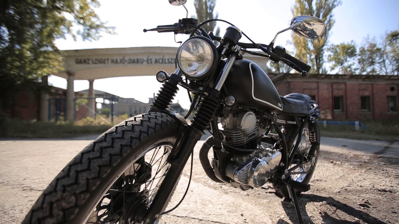 Yamaha SR250 Before, after