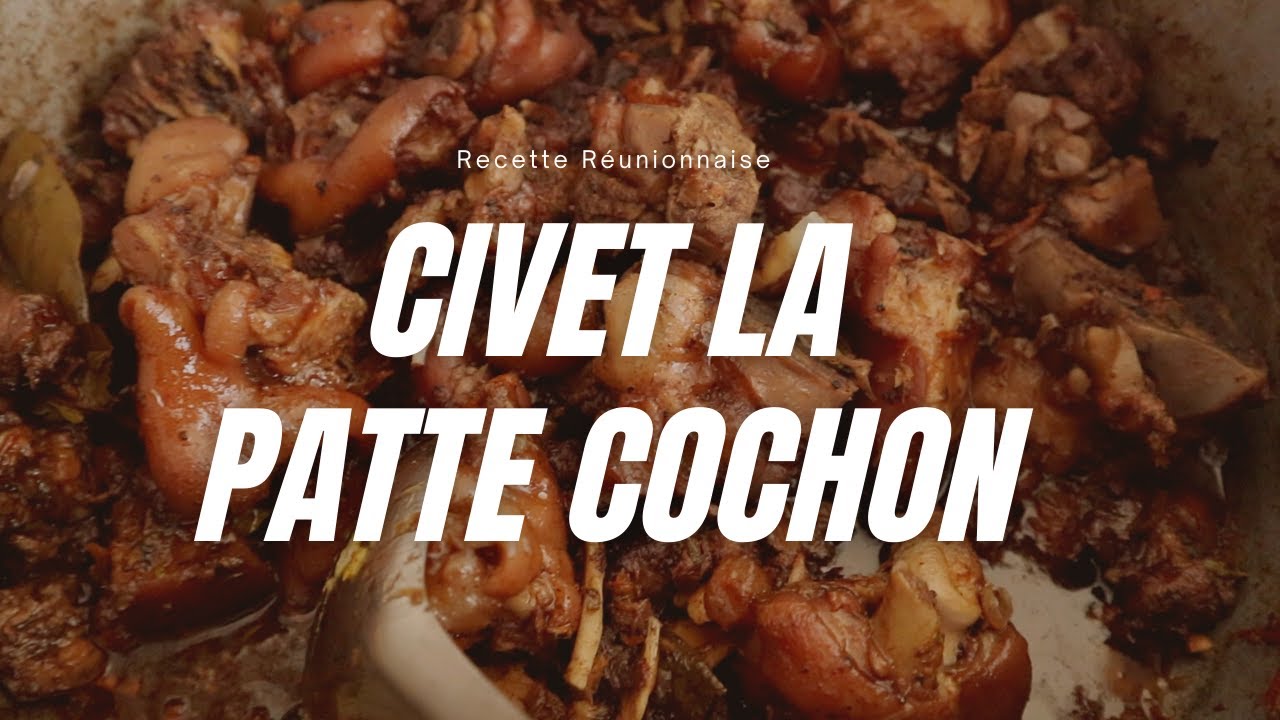 recette creole : civet la patte cochon
