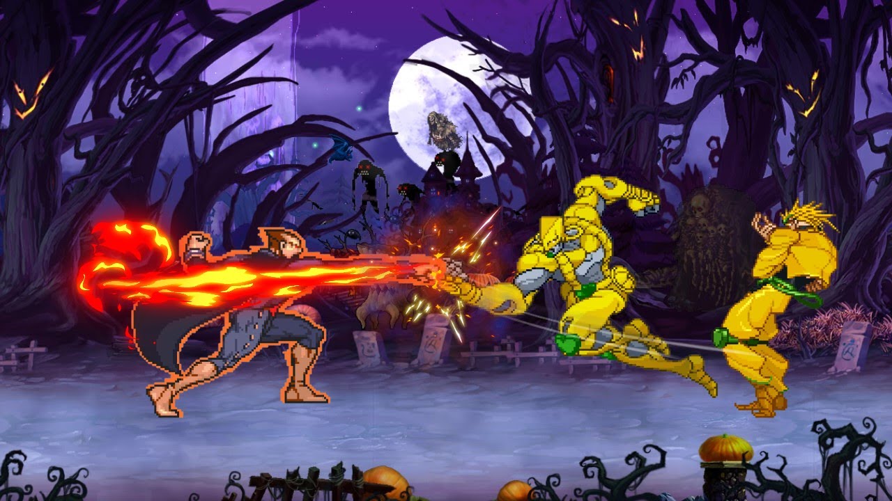 Dio Brando vs Demitri Maximoff - JoJo's Bizarre Adventure X Darkstalkers - CVS3/PotS/Infinite MUGEN!