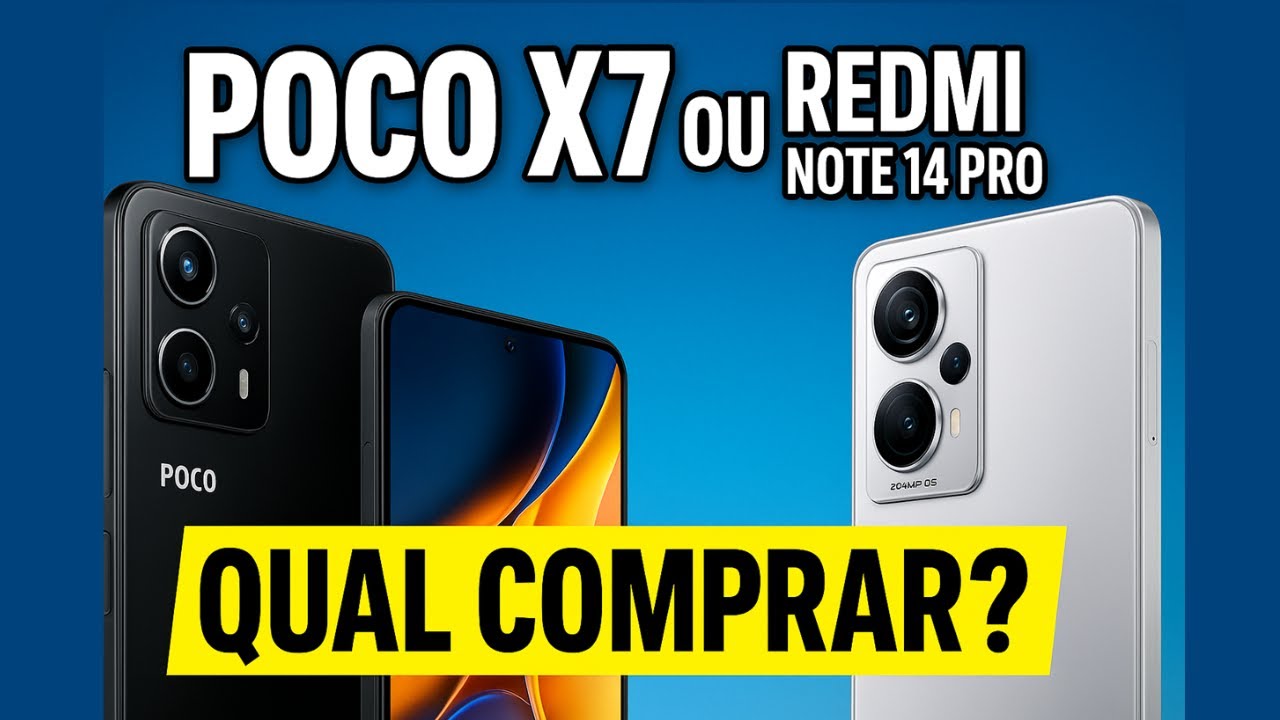 Xiaomi Poco x7 vs Redmi Note 14 Pro: Qual o MELHOR? Explicação Completa