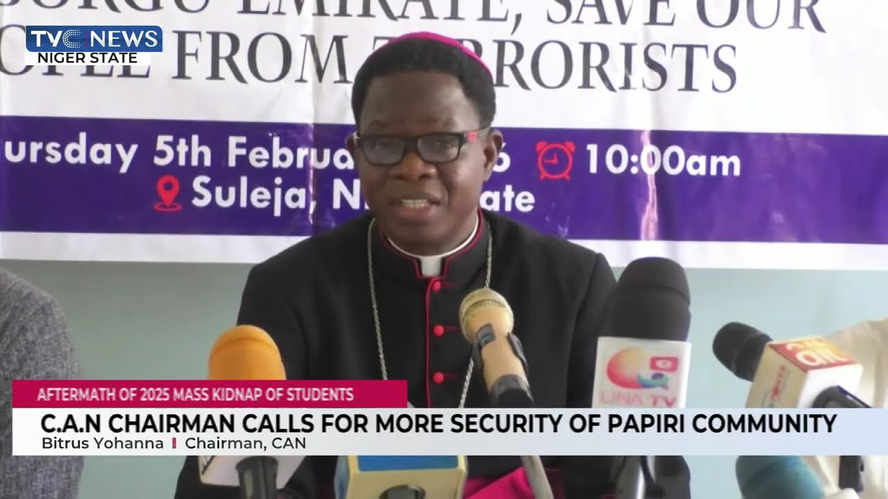 CAN Asks FG To Improve Security In Agwara LGA, Niger State