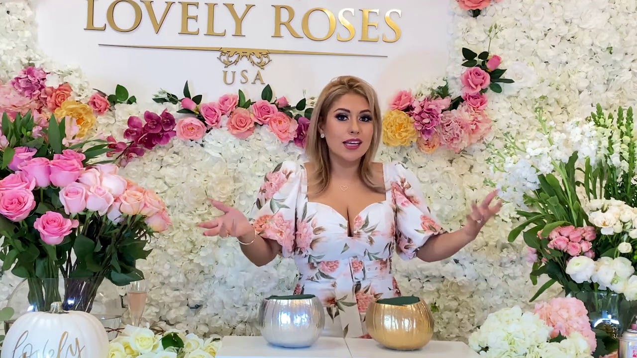 Tutorial 🌹 Centro de Mesa para Thanksgiving🍂 - Lovely Roses @lovelyrosesus @erikamejia_oficial