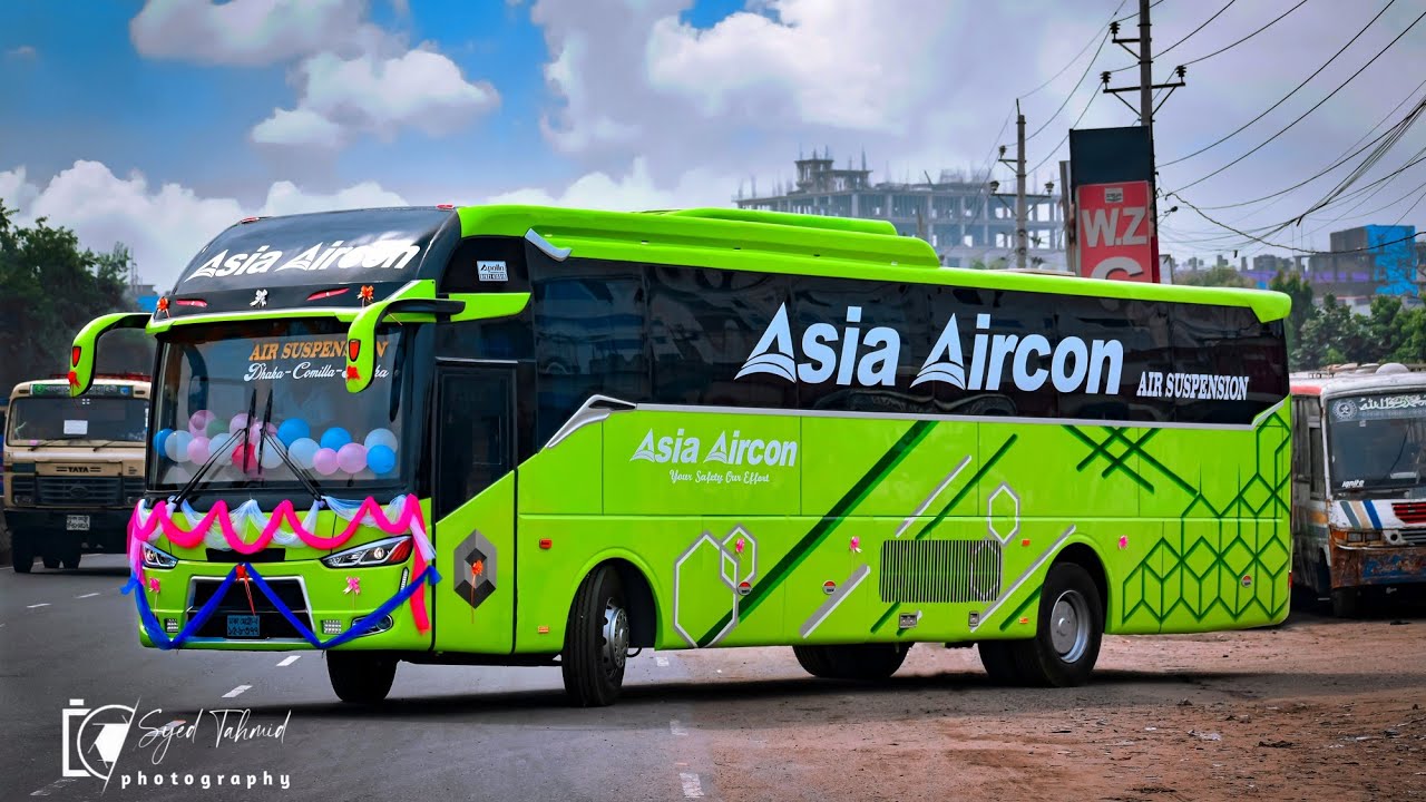 Asia Aircon Packet Bus Interior & Exitrior. এশিয়া এয়ারকন এর বহরে যুক্ত হলো আরো ১ইউনিট প্যাকেট  বাস।