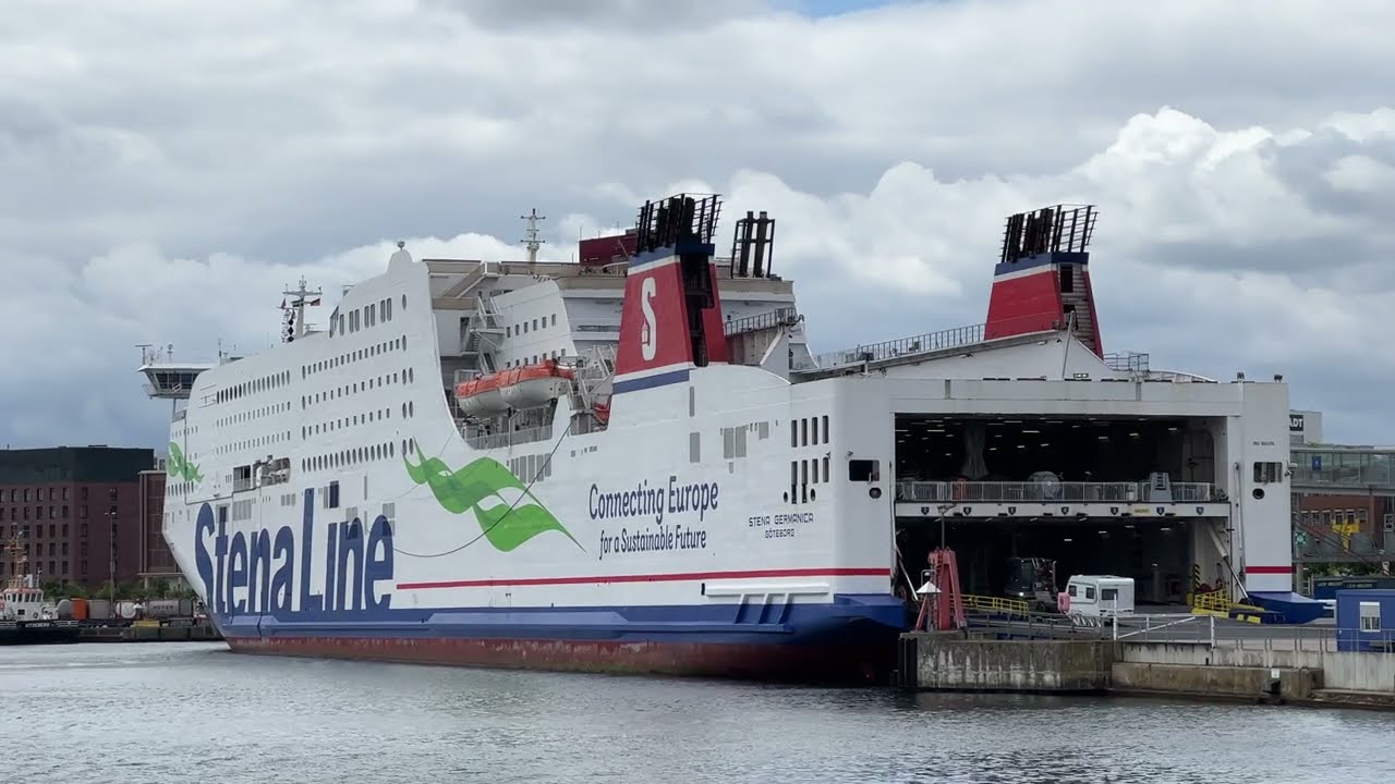 Паром STENA GERMANICA в Шведенкай Киле 14 июня 2022 г.