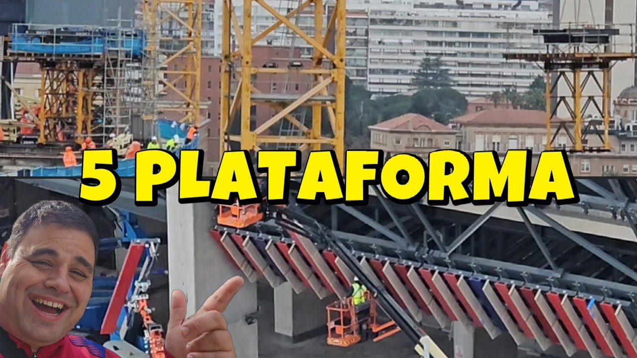 NUEVA PLATAFORMA COLOCADA .QUE SIGA EL ESPECTACULO EN EL CAMP NOU