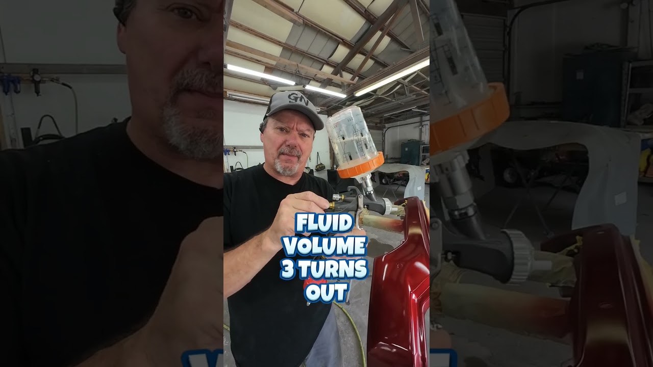GUN SETTING guide When spraying automotive CLEAR COAT