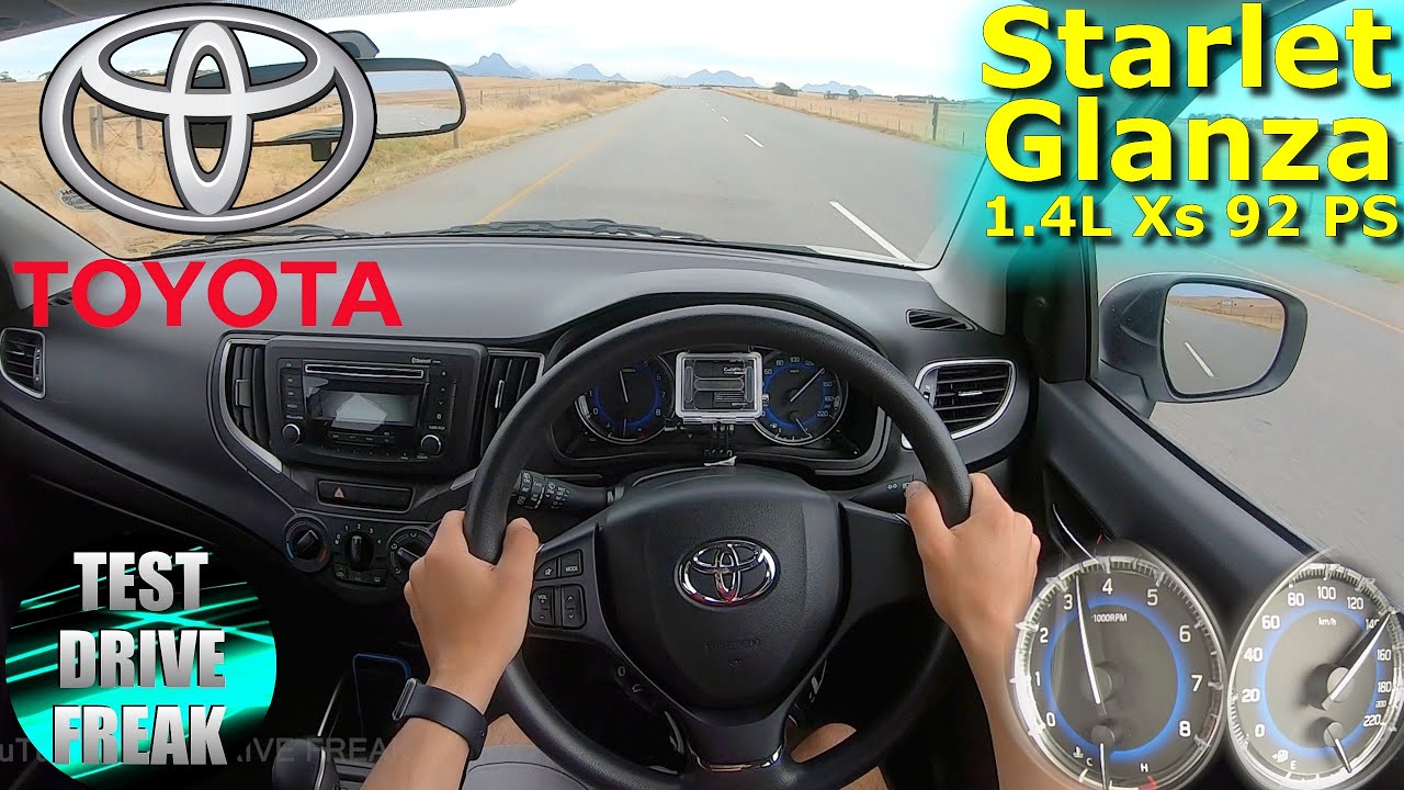 2020 Toyota Starlet / Glanza 1.4 Xs 92 PS HIGHWAY DRIVE SOUTH AFRICA POV