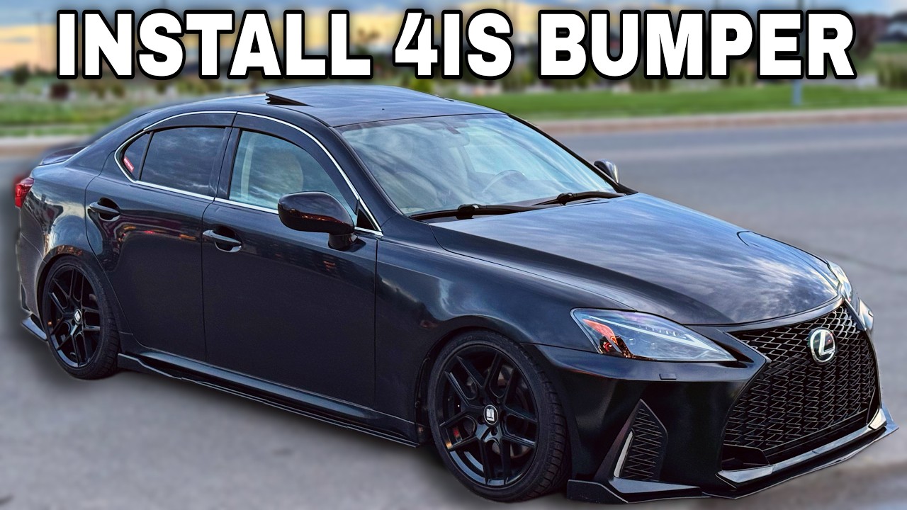 How To Install Lexus 4IS Front Bumper The Proper Way At Home | Lexus 2IS To 4IS Conversion