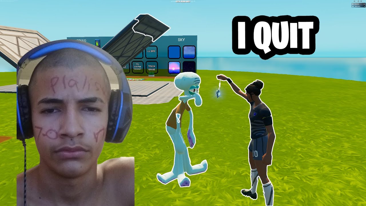 I 1v1'd this TRASHTALKER and made him do this...