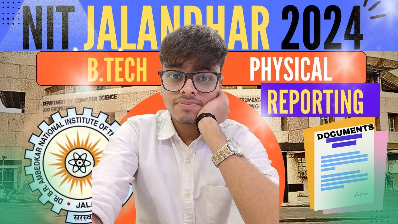 B.TECH ADDMISSION🔥|| NIT JALANDHAR ✨ || ADMISSION👍 || DOCUMENT VERIFICATION ✅ || MUST WATCH