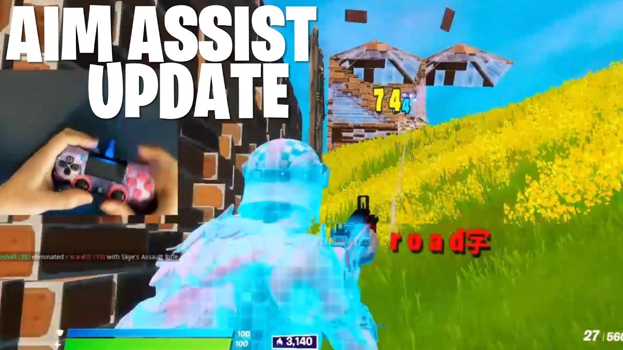 AIM ASSIST IS FIXED *Fortnite Controller Update* FORTNITE AIMBOT GAMEPLAY