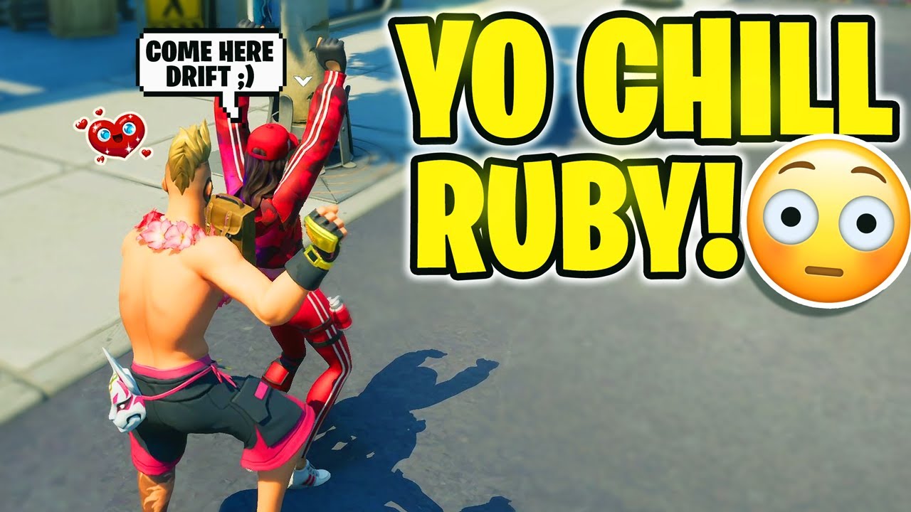 I Became Summer Drift in Party Royale and Ruby did this...