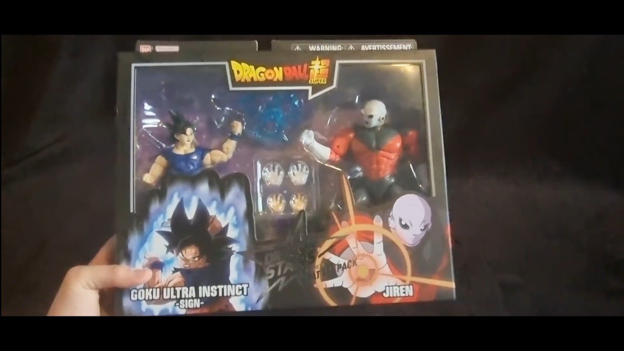 Dragonball dragon stars figures battle pack Goku ultra instinct and Jiren unboxing video.