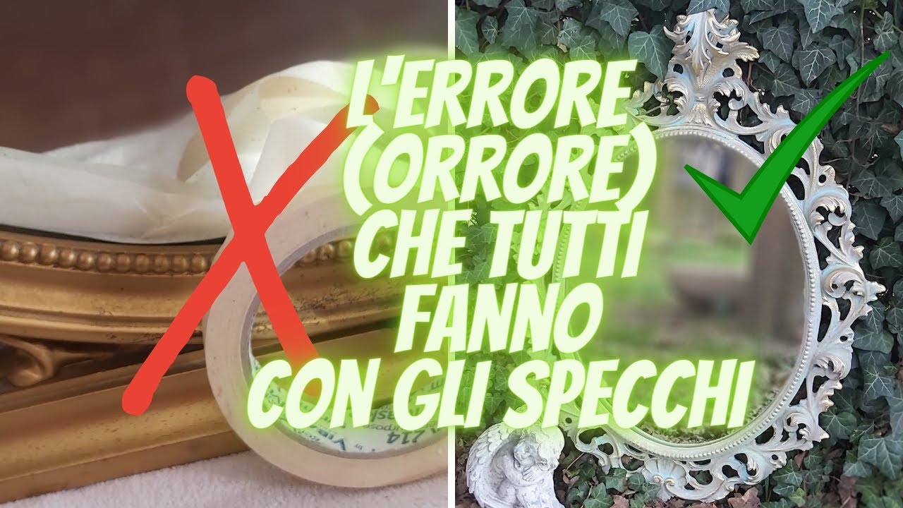 L'errore che si fa nel restyling degli specchi e la tecnica dell'effetto ossido