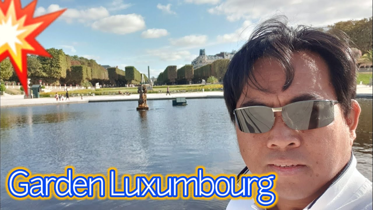4K WALK | garden Luxumbourg Paris | DRIVER WALKING ADVENTURES