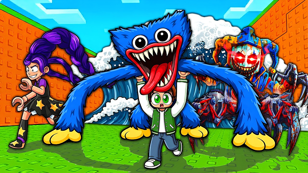 SALVO i MOSTRI più RARI di POPPY PLAYTIME da UNO TSUNAMI su ROBLOX!!!