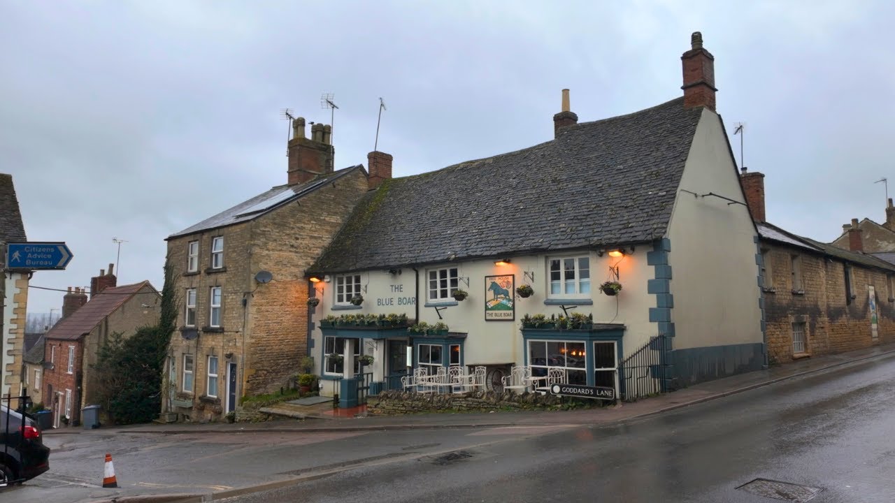 A Rainy Afternoon Walk in Chipping Norton 🌧️ | Luxury Cotswolds Escape & Historic Market Town