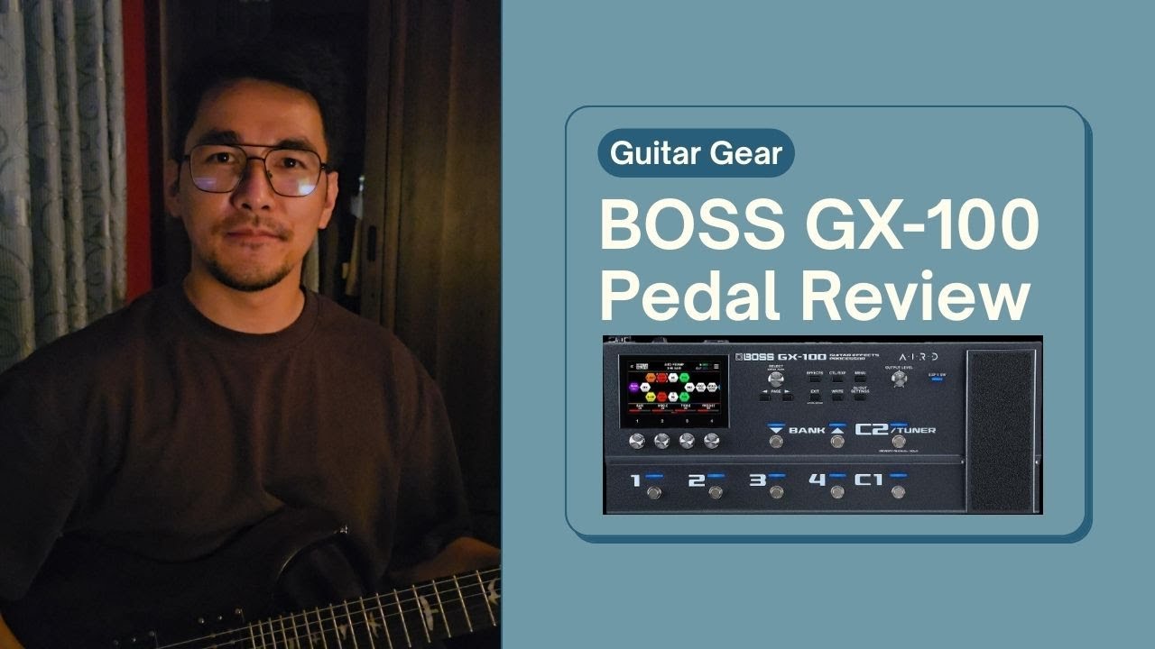 Boss GX-100 Guitar Effects Processor | Quick Pedal Review and Demo