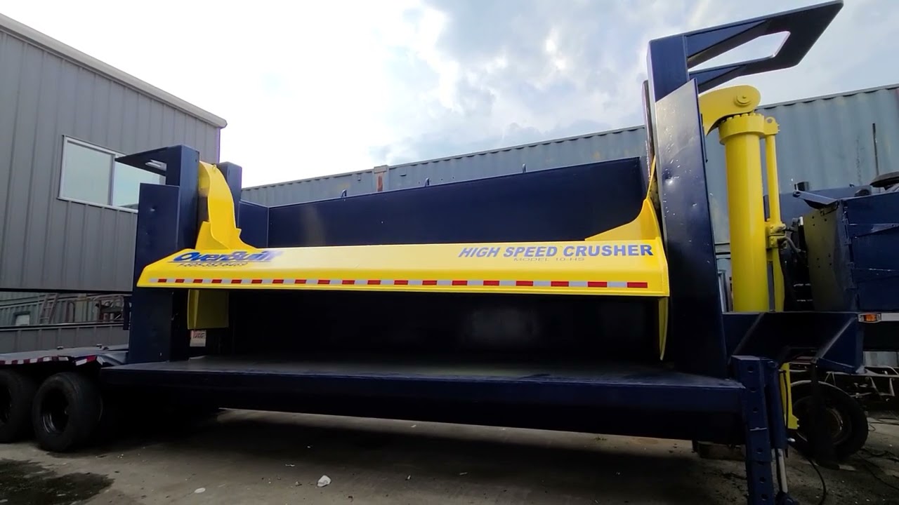 Overbuilt High Speed Car Crusher Model HS10 - 2172 Hours