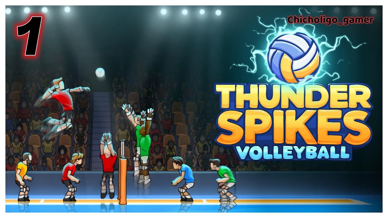 Thunder spike volleyball