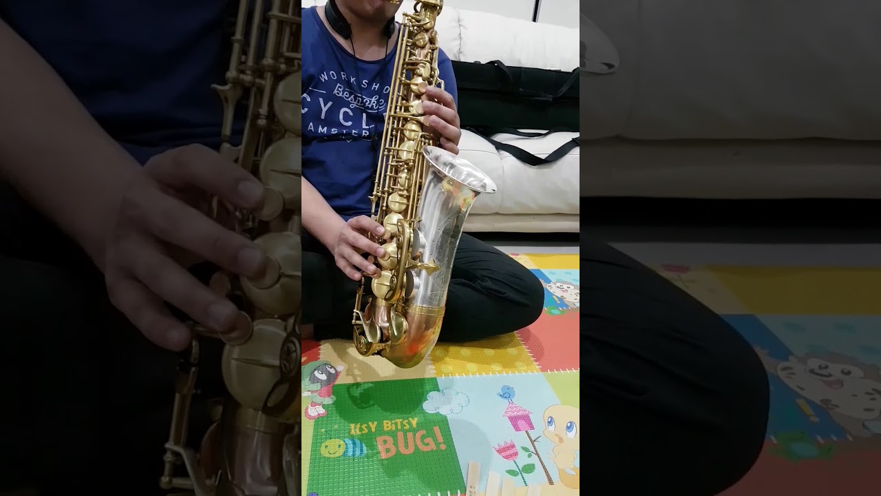 Marcos played a Rampone & Cazzani Two Voices Alto saxophone with Theo wanne durga no 3 mouthpiece