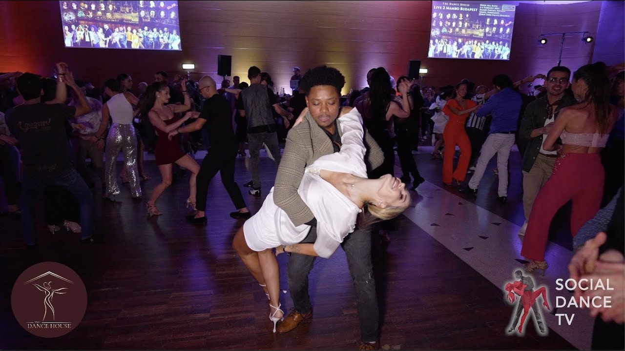 Social Dancing Falco Cesar Valencia & Alina Vakhner #live2mambo Budapest