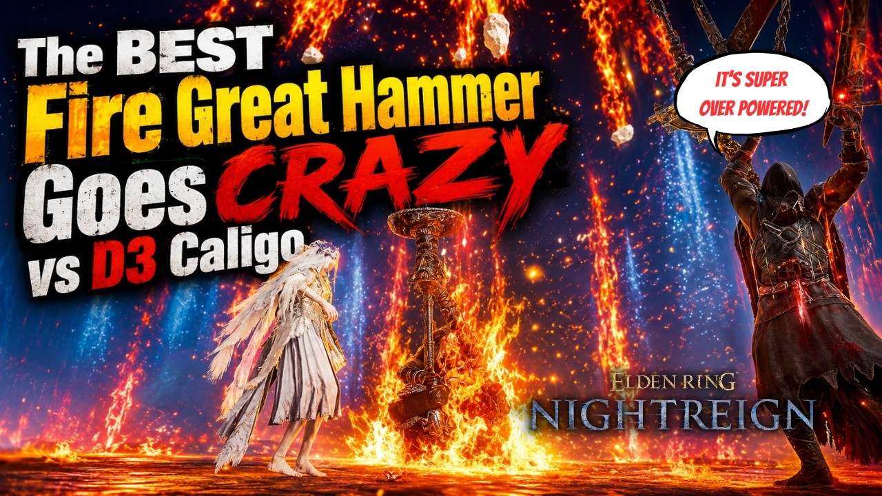 The BEST Fire Great Hammer Goes CRAZY vs D3 Caligo