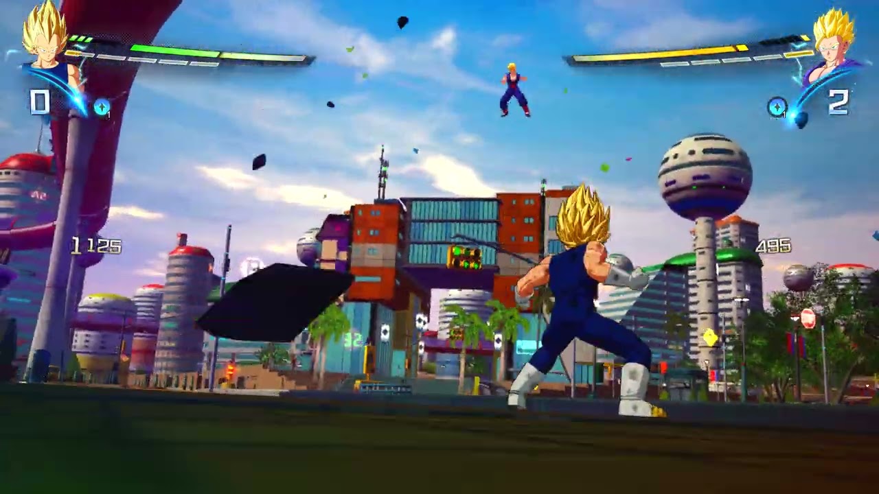 SSJ2 Vegeta (End) vs SSJ2 Gohan (Adult) - Dragon Ball Sparking Zero