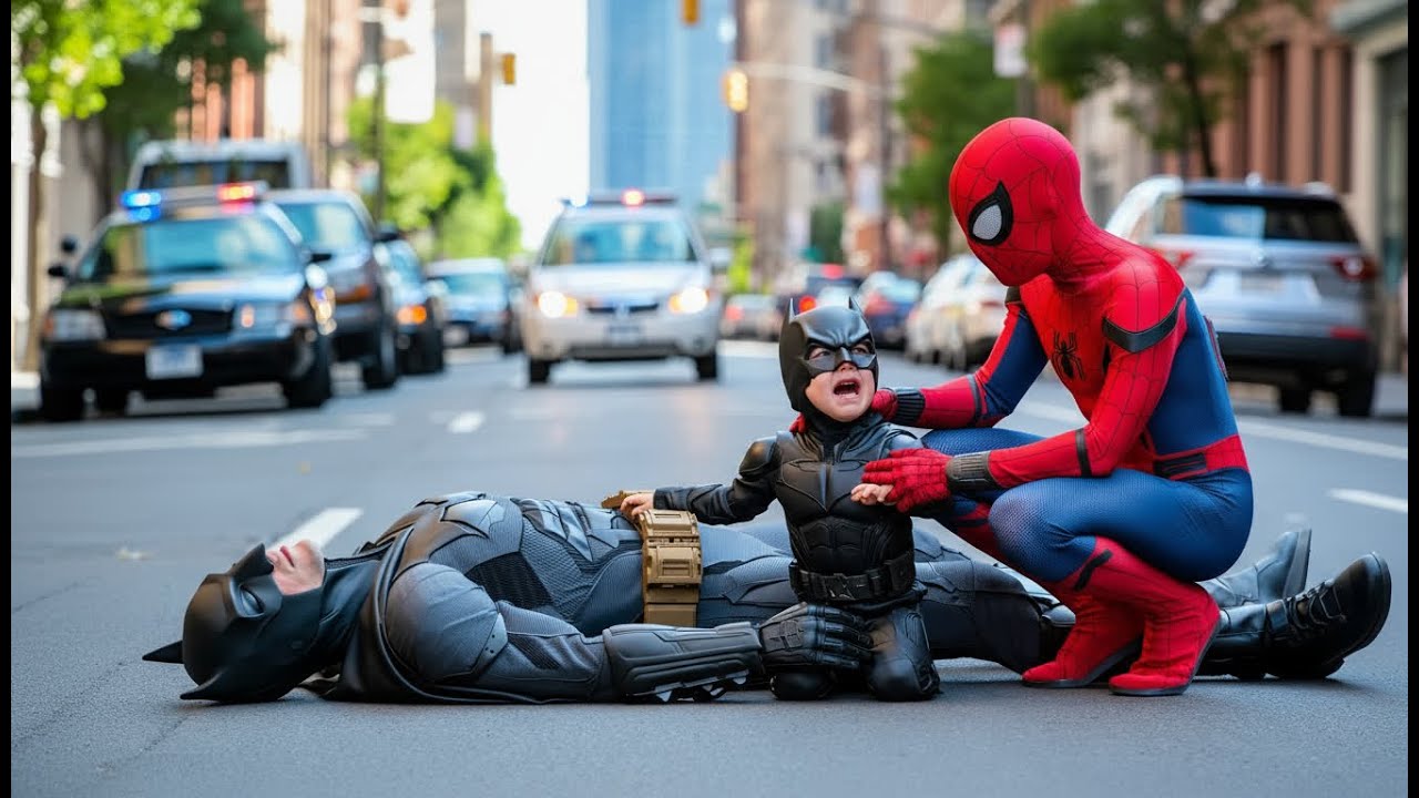 🕷️ Unexpected Team-Up: Spider-Man and What Happened to Batman | 🦇 AI Superhero Short Film