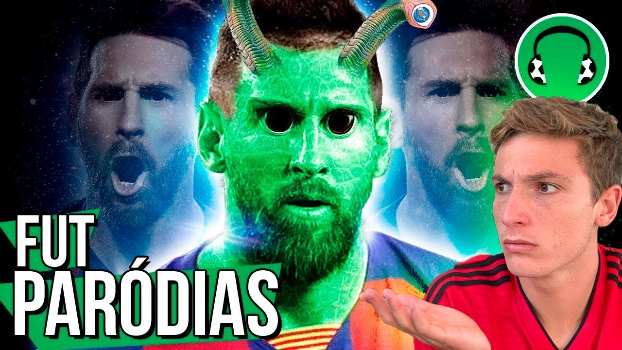 REAGINDO Á E SE O MESSI FOR UM E.T?! | ( FUTPARÓDIAS )